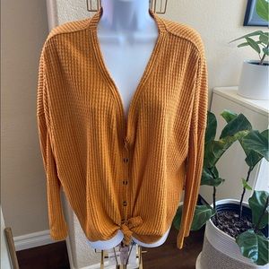 Urban Outfitters Womens Orange Top